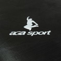 Aga Sport Pro Trampolína 400 cm Modrá + ochranná síť + žebřík + kapsa na obuv