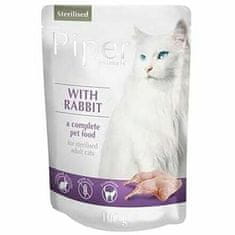 Piper Cat kapsička pro sterilizované kočky, s králíkem