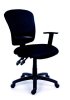 Manažerská židle, textilní, černá základna, MaYAH "Active", černá, 11296-03 BLACK