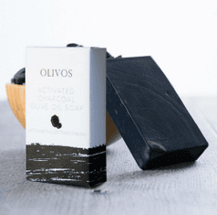 OLIVOS Přírodní mýdlo s dřevěným uhlím - 125 g