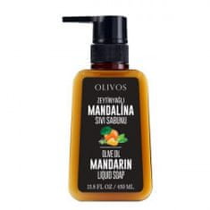 OLIVOS Tekuté mýdlo s olivovým olejem a vůní "MANDARINKA" - 450 ml