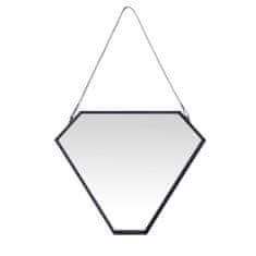 HOMEDE Nástěnné zrcadlo Mina černé, velikost 55x5x46