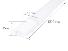 Panel LED Slim pro povrchovou montáž IP65 36W 1,2m – studená bílá (6000K)