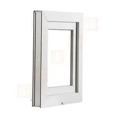 TROCAL Plastové okno | 100x50 cm (1000x500 mm) | bílé | sklopné