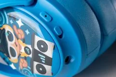 Cosmos+ dětská bluetooth sluchátka s odnímatelným mikrofonem, světle modrá