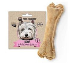 Paka Zwierzaka pamlsek pro dospělé psy kost s přidaným bachorem L 13,5 cm 70 g 