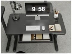 Kancelářský psací stůl Hercules, černá