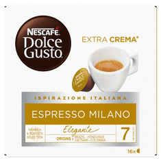 Dolce Gusto Espresso Milano – kávové kapsle – karton 3x16 ks