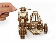 UGEARS 3d dřevěné mechanické puzzle ugr-10 motorka