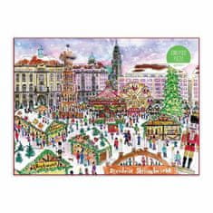 Galison Puzzle vánoční trh 1000 dílků