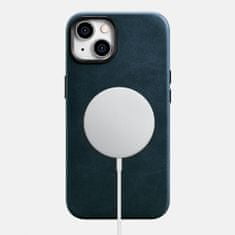 Zadní kryt iCarer Oil Wax na iPhone 14 Plus modrá
