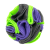 Snuffle ball MAXI (16cm) fialová/zelená neon/antracitová