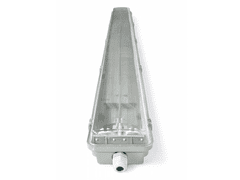 stropní osvětlení prachotěsné, G13, pro 2x 120cm T8 LED trubice, IP65, 127cm