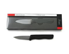 Domestic Nůž kuchyňský keramika 7,6cm černý