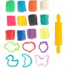 Polesie Genio Kids Plastelínové těsto 12 barev + doplňky