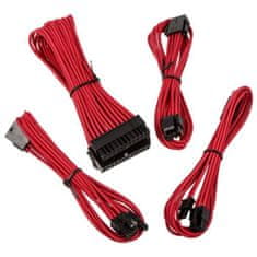BitFenix Interní napájecí prodlužovací kabel, BITFENIX, Obsah: 1x 24 pinů, 1x 8 pinů CPU, 3x (6+2)VGA piny + 5 hřebenů, BFX-ALC-EXTRR-RP