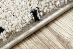 Dywany Łuszczów AKCE: 120x170 cm Kusový koberec Berber Syla B752 dots cream 120x170