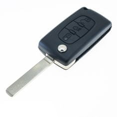 Autoklíče24 Obal klíče Peugeot Citroen 3tl. bez BT světlo VA2T